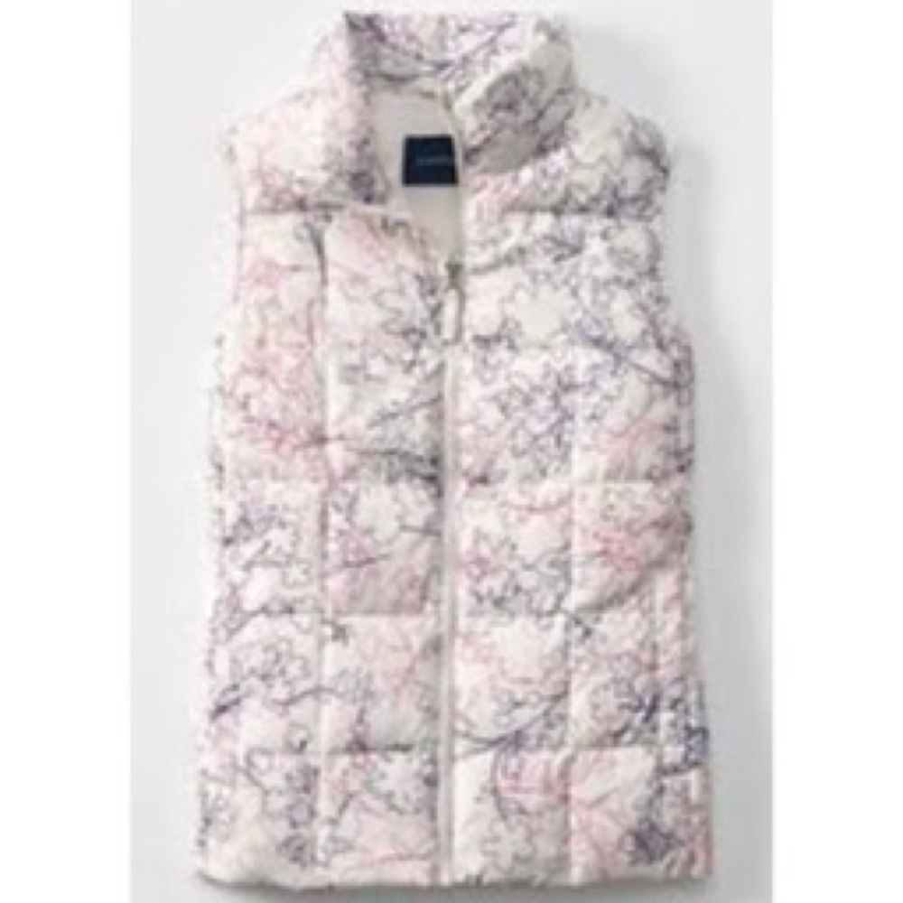 Lands End down vest
